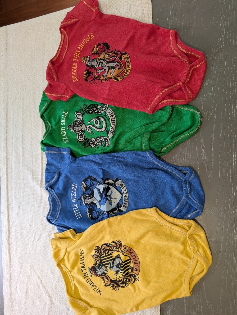 Harry Potter House Onesies